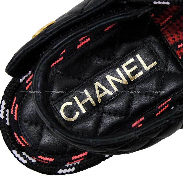 CHANEL シャネル サンダル ロゴ ストラップコード マトラッセ スポーツ  
