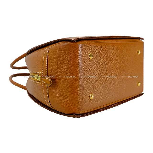 HERMES エルメス ハンドバッグ ゴビ PM ゴールド クシュベル ゴールド