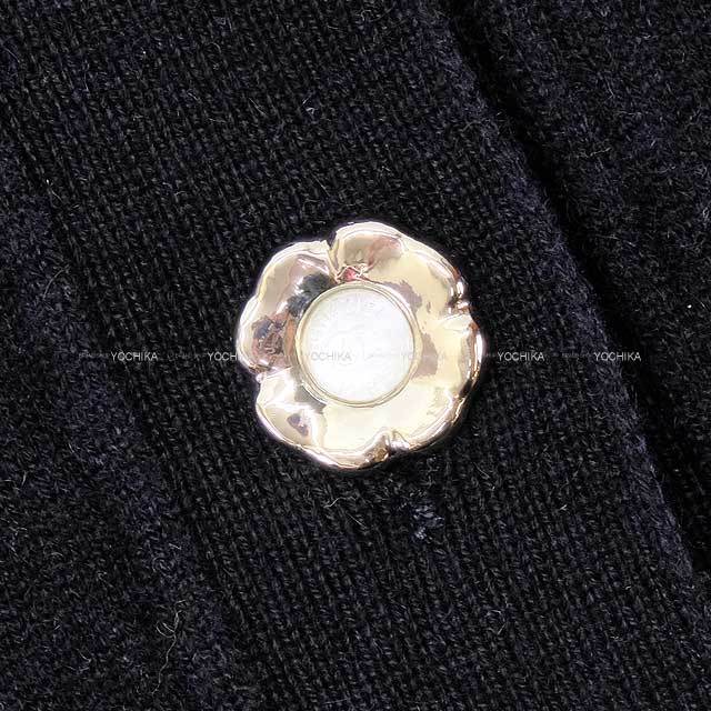 CHANEL シャネル カーディガン カメリアボタン フーディ ココマーク  
