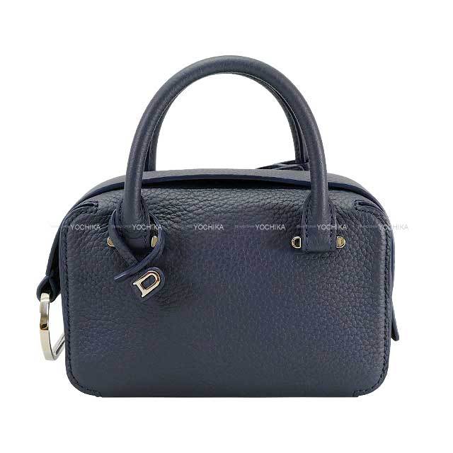 DELVAUX デルボー タンペート クリア ハンドバッグ ネイビー レディース デルヴォー タンペート スモール 2WAY ハンドバッグ レザー