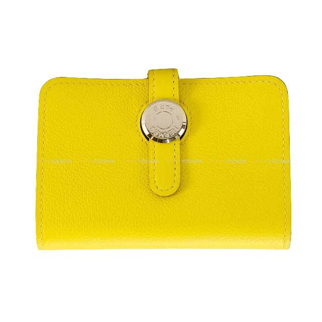 HERMES エルメス カードケース ドゴン カードケース ライム エバー 