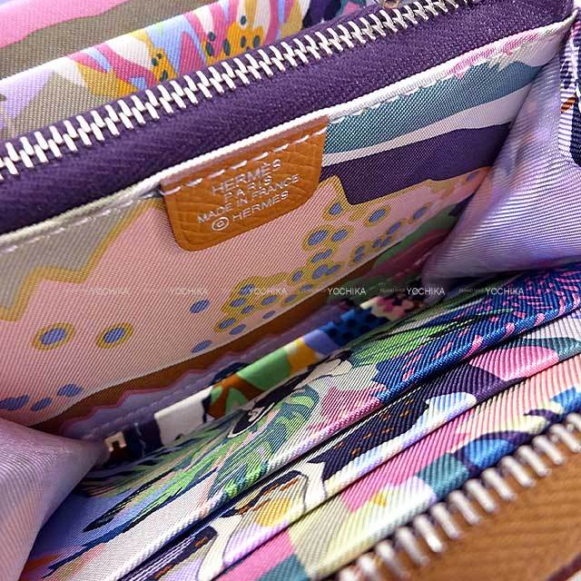 HERMES エルメス 二つ折り財布 アザップシルクイン コンパクト アン 