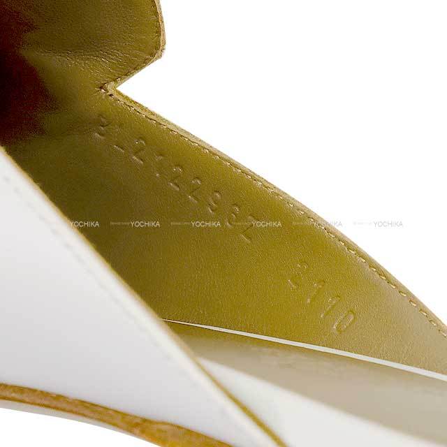 HERMES エルメス ミュール サンダル オズ #36 白 (ホワイト