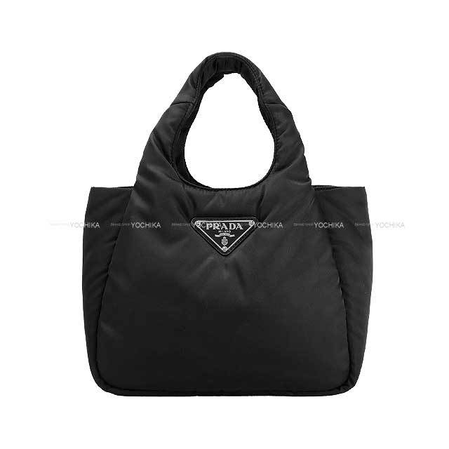 【人気】[PRADA] Re-Nylon スモールバッグ ブラック 正規品 スモール Re-Nylon xブラッシュドレザー バックパック (PRADA