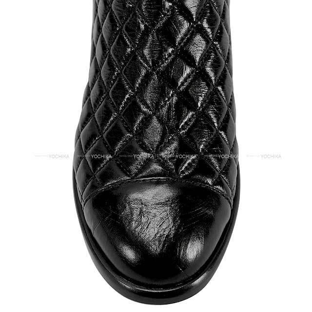 CHANEL シャネル ブーツ ロングブーツ キルティング ココマーク 