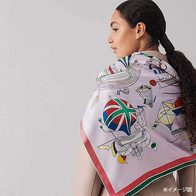 2022年春夏 HERMES エルメス スカーフ カレ90 ダブルフェイス 大空の  