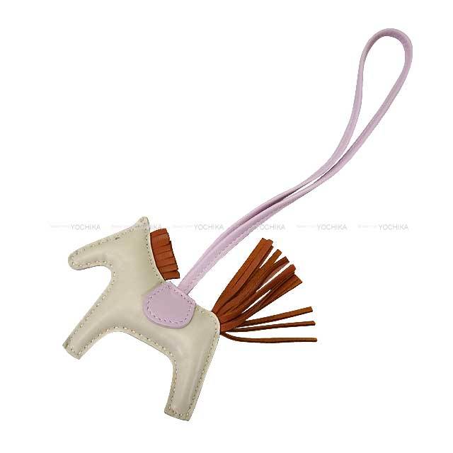 HERMES エルメス バッグチャーム ロデオ PM クレ/ゴールド  