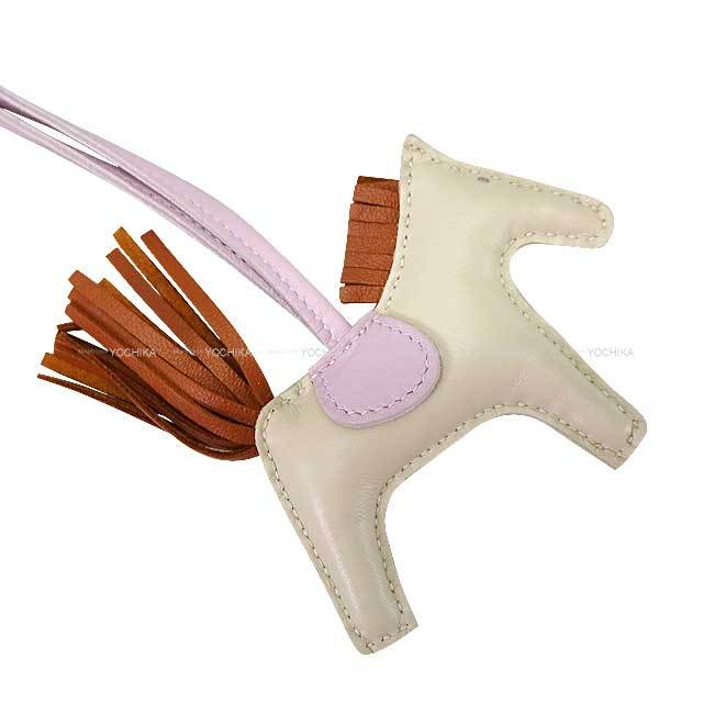HERMES エルメス バッグチャーム ロデオ PM クレ/ゴールド 