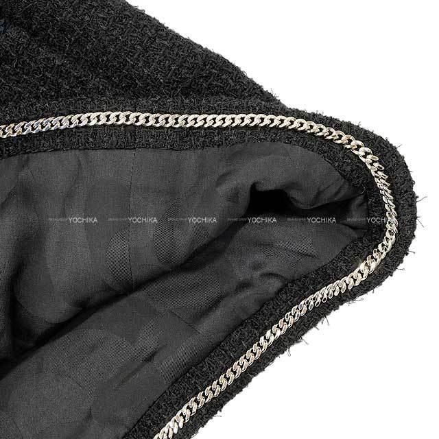 美品★CHANEL★総刺繍★カメリア★ツイード★ノーカラー★ジャケット 2024年 春夏 CHANEL シャネル ノーカラージャケット ツイード