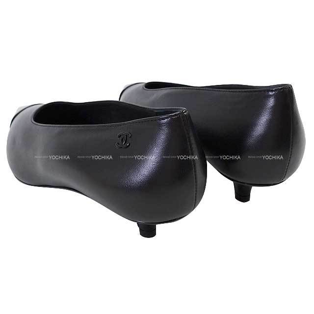 未使用 CHANEL シャネル パンプス 黒 37.5 未使用 CHANEL シャネル パンプス 黒 37.5