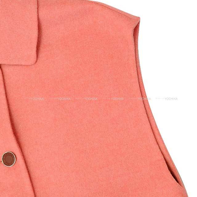 HERMES エルメス ベスト ジレ 襟付き セリエボタン ベルト