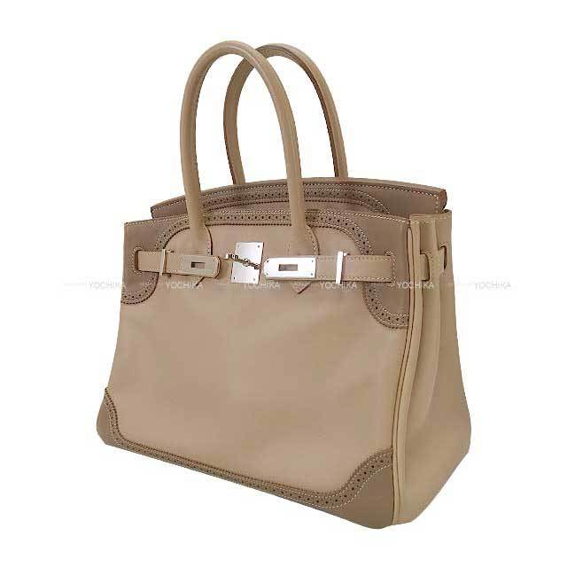 HERMES エルメス ハンドバッグ バーキン30 ギリーズ アルジル/エトープ