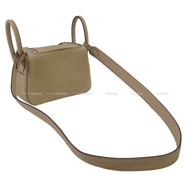 エルメス ベージュ ショルダーバッグ HERMES エルメス ショルダーバッグ リンディ ミニ 20 ベージュマルファ