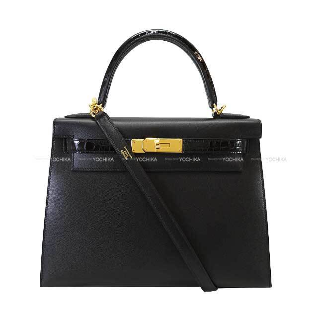 稼働品 エルメス HERMES エルメス ケリー ウォッチ ブラック T刻印 美品 エルメス ケリーウォッチ ブラックリザード電池交換済み X