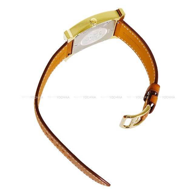 HERMES エルメス 腕時計 Hウォッチ ラージ GM 34mm HH1.801 白文字盤  