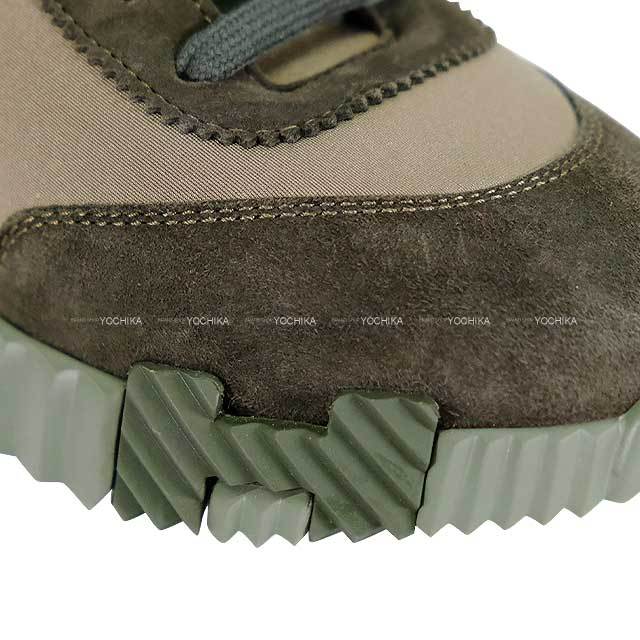 HERMES エルメス スニーカー バウンシング #37 ヴェールツンドラ