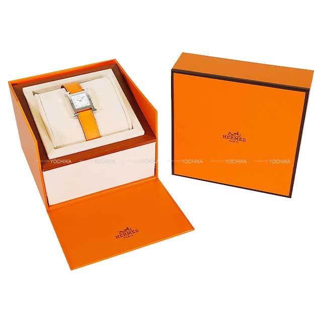 HERMÈS オレンジ色の時計箱 楽天市場】エルメス HERMES 腕時計 クリッパークロノグラフ CL2