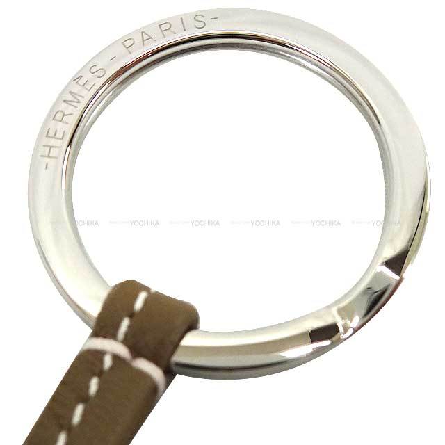 HERMES エルメス キーホルダー カルメン エトープ (エトゥープ  