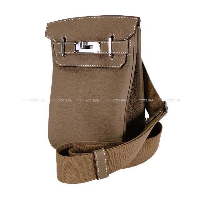 HERMES エルメス ショルダーバッグ アッカド PM エトープ (エトゥープ 