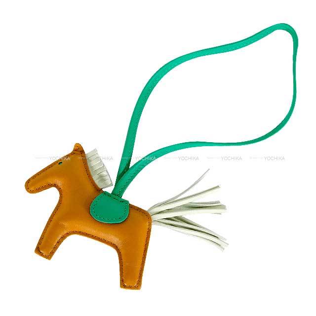 HERMES エルメス バッグチャーム ロデオ PM セサミ (セザム)/ミント  