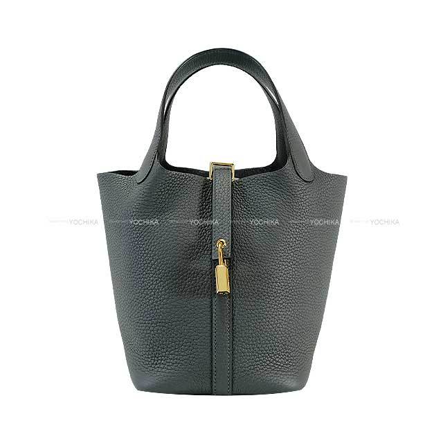希少！Hermes ピコタン PM 18 ノワール ゴールド金具 希少！Hermes ピコタン PM 18 ノワール ゴールド金具 (HERMES