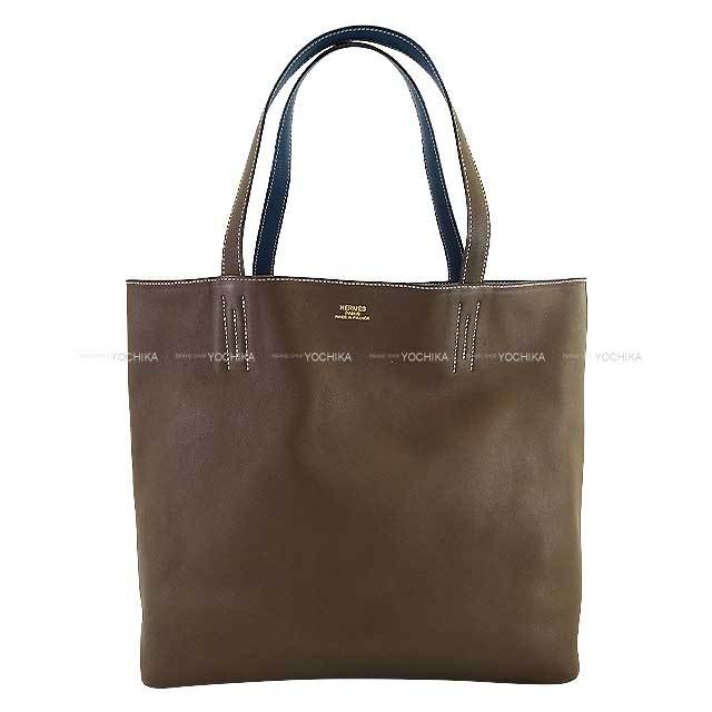 HERMES エルメス ハンドバッグ ドゥブルセンス45 コルヴェール