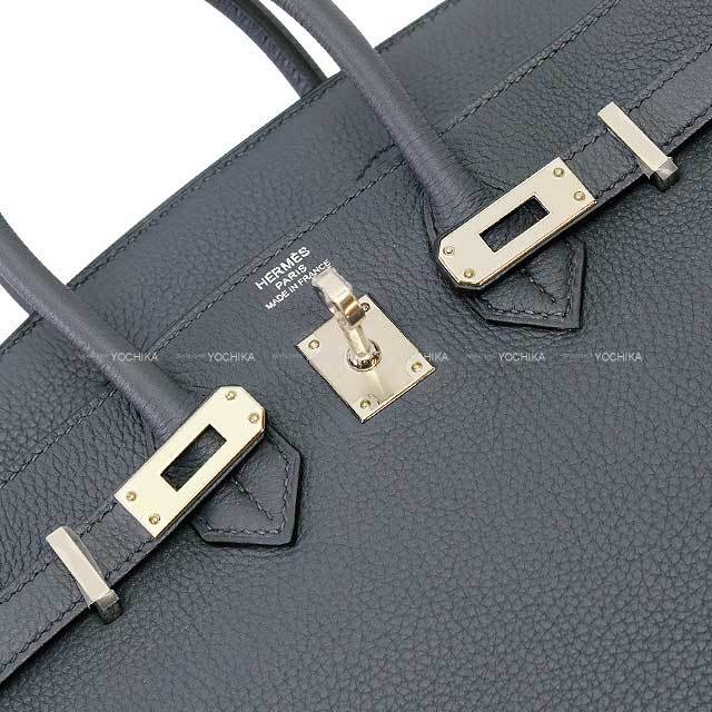 HERMES エルメス ハンドバッグ バーキン25 グリミスティ トゴ シルバー