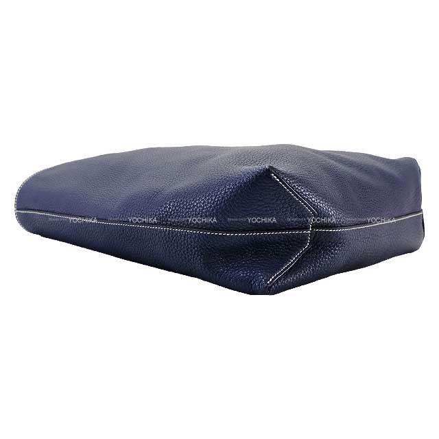HERMES エルメス トートバッグ ドゥブルセンス45 ブルー