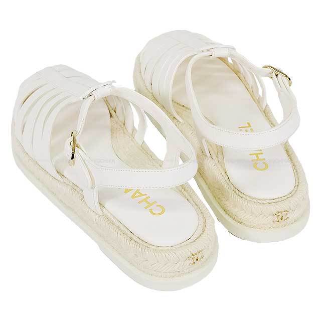 2024年 クルーズ 新作 CHANEL シャネル サンダル グラディエーター  