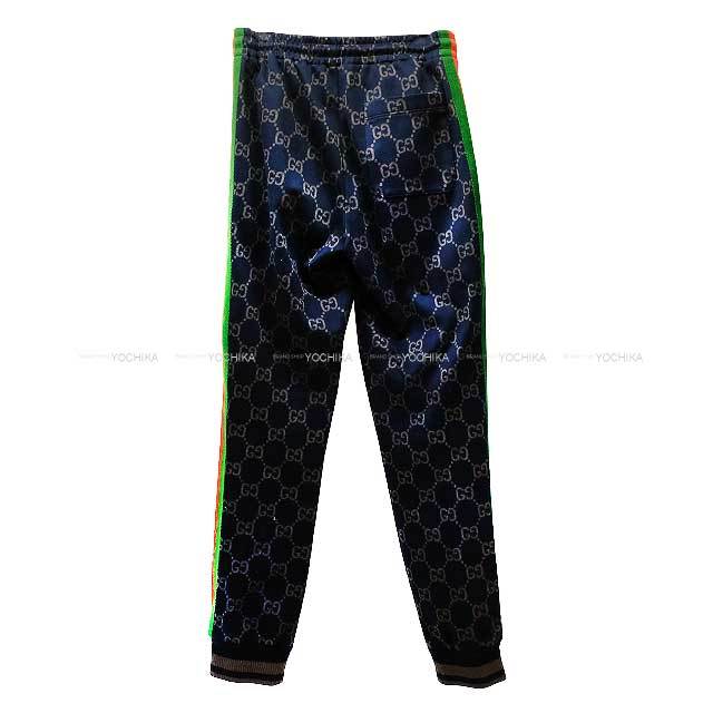 【美品】GUCCI グッチ　シルクジョグパンツ　イージーパンツ　サルエル　総柄 GUCCI(グッチ) ジャンボGG 100周年記念モノグラム柄トラック