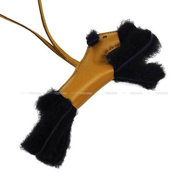 HERMES エルメス バッグチャーム バディ 犬 黒 (ブラック