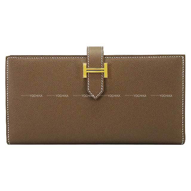 HERMESベアンスフレ 長財布 HERMES エルメス ベアンスフレ 長財布 ブラック 黒 ヴォー