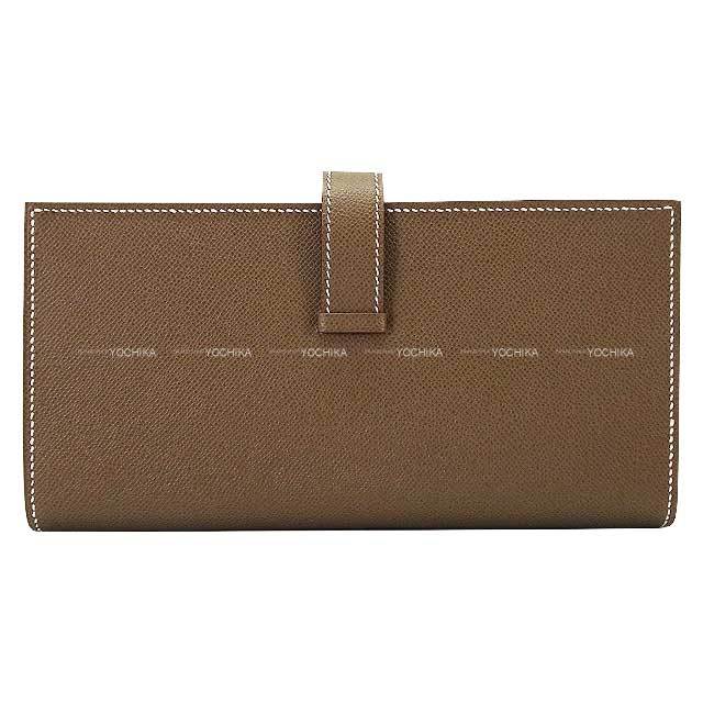 HERMES エルメス 長財布 ベアンスフレ エトープ (エトゥープ