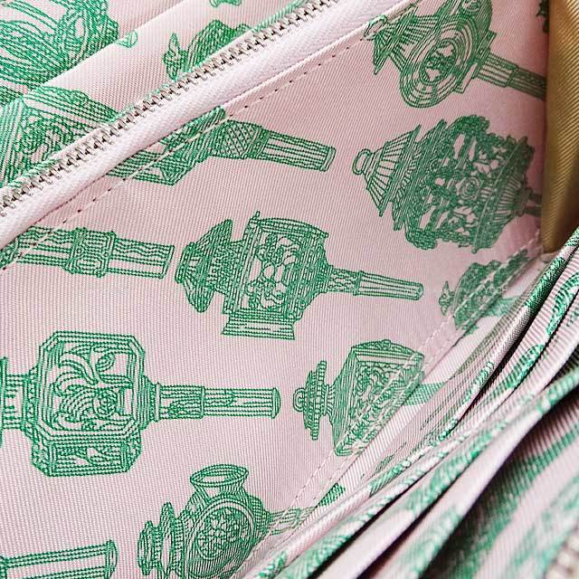 HERMES エルメス 長財布 アザップシルクイン メルヴェイユーズ