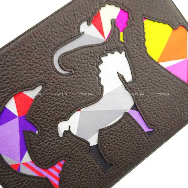 HERMES エルメス ポーチ フラットポーチ プティアッシュ シルク