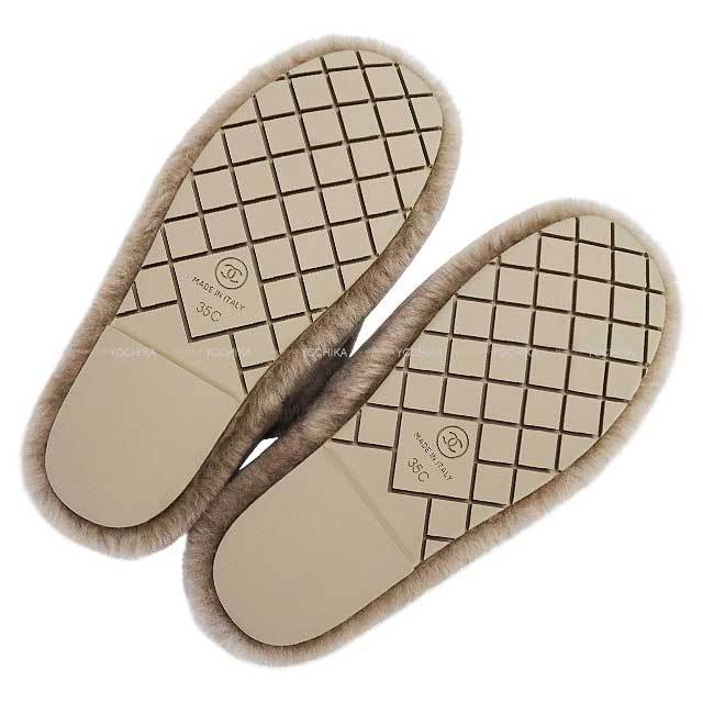 渋谷並木橋店】2024年 秋冬 新作 CHANEL シャネル サンダル ファー  