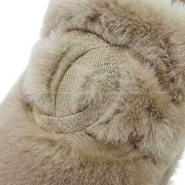 渋谷並木橋店】2024年 秋冬 新作 CHANEL シャネル サンダル ファー 