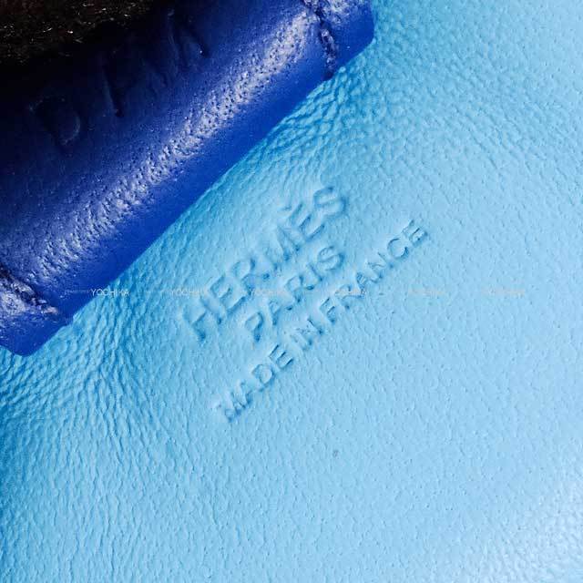 HERMES エルメス バッグチャーム ロデオ PM セレステ/ブルーサフィール