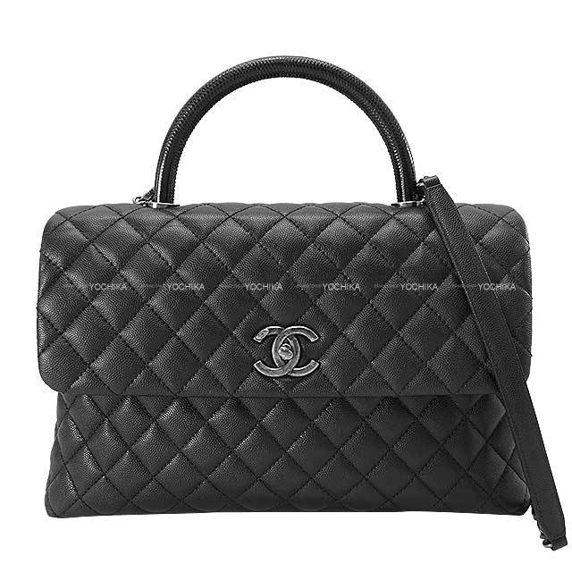 置物 Chanel CHANEL シャネル ショルダーバッグ マトラッセ トップハンドル ココ