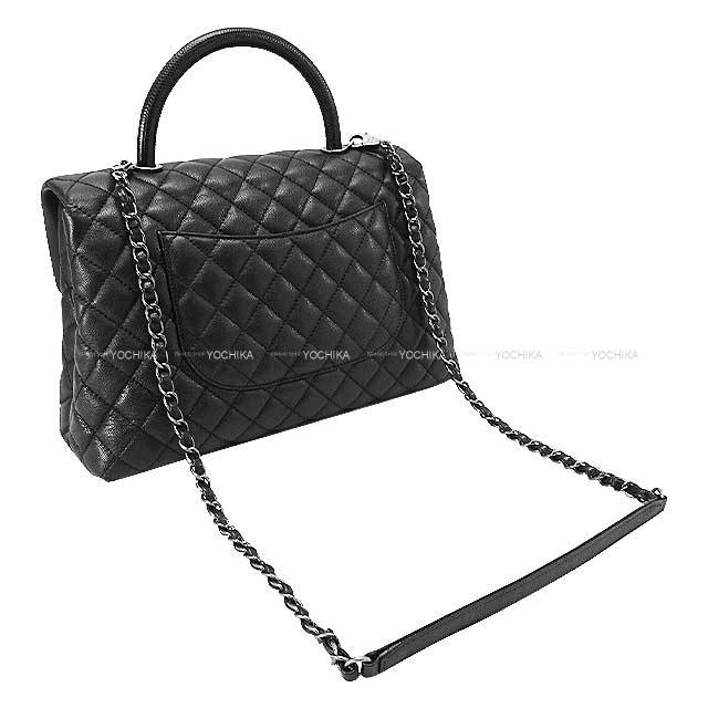CHANEL シャネル ショルダーバッグ マトラッセ トップハンドル ココ