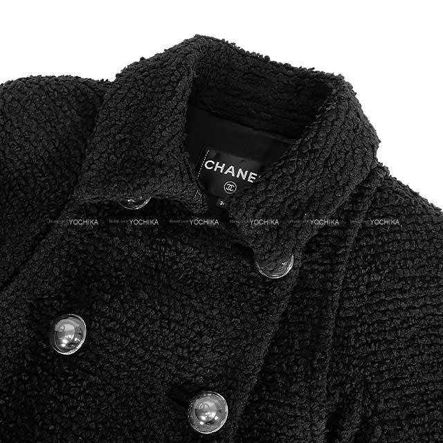 CHANEL シャネル ダブルコート カプセルココボタン 黒 (ブラック  