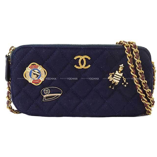 渋谷並木橋店】CHANEL シャネル ショルダーバッグ チェーンウォレット 