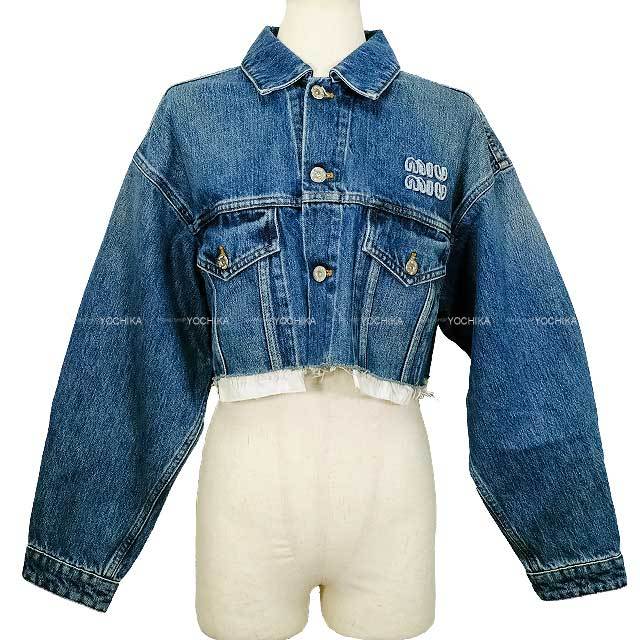 2503SW】Miu Miu ミュウミュウ デニムジャケット デニム ブルゾン  
