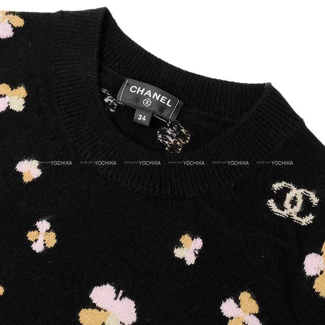 2024年 春夏 新作 CHANEL シャネル ニット レディース 長袖 花柄 ココ 