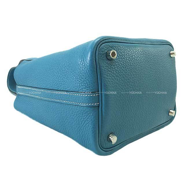HERMES エルメス ハンドバッグ ピコタンロック 18 PM ブルージーン