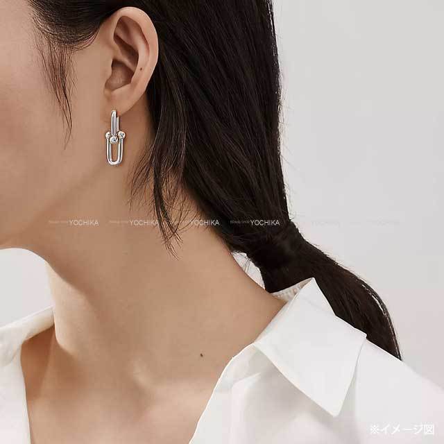 TIFFANY&Co. ティファニー ピアス ハードウェア ラージリンク シルバー 
