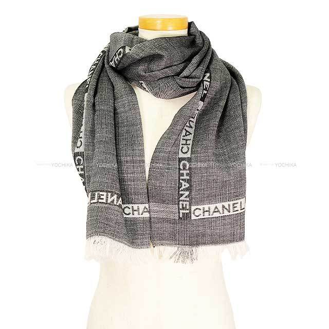 CHANEL ロゴパターン 大盤ストール