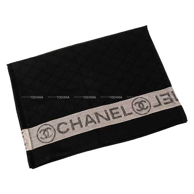 CHANEL シャネル ストール ココマーク ロゴ フリンジ マトラッセ 大判