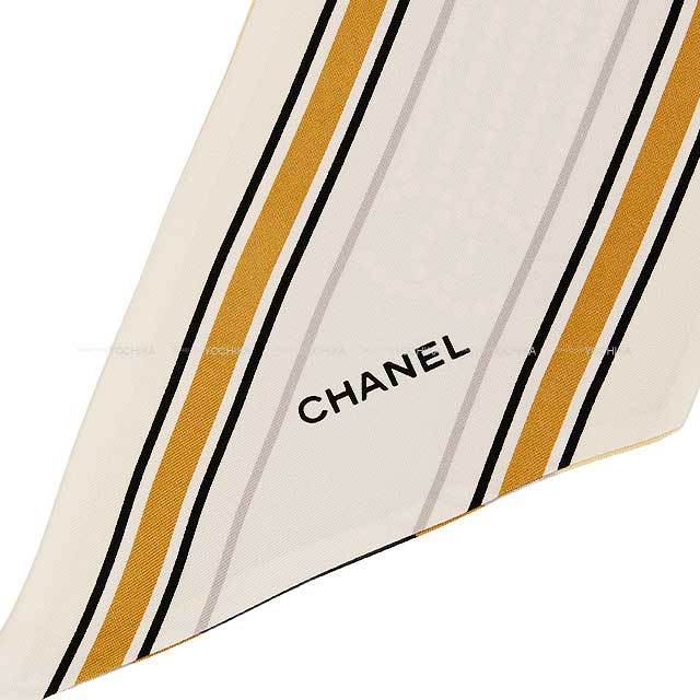 CHANEL シャネル マフラー ココマーク No.5 ストライプ ドット