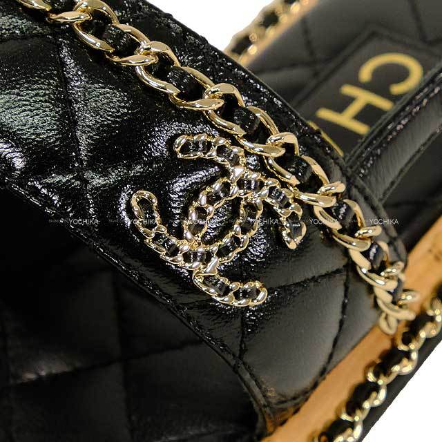 CHANEL シャネル サンダル チェーン ココマーク マトラッセ